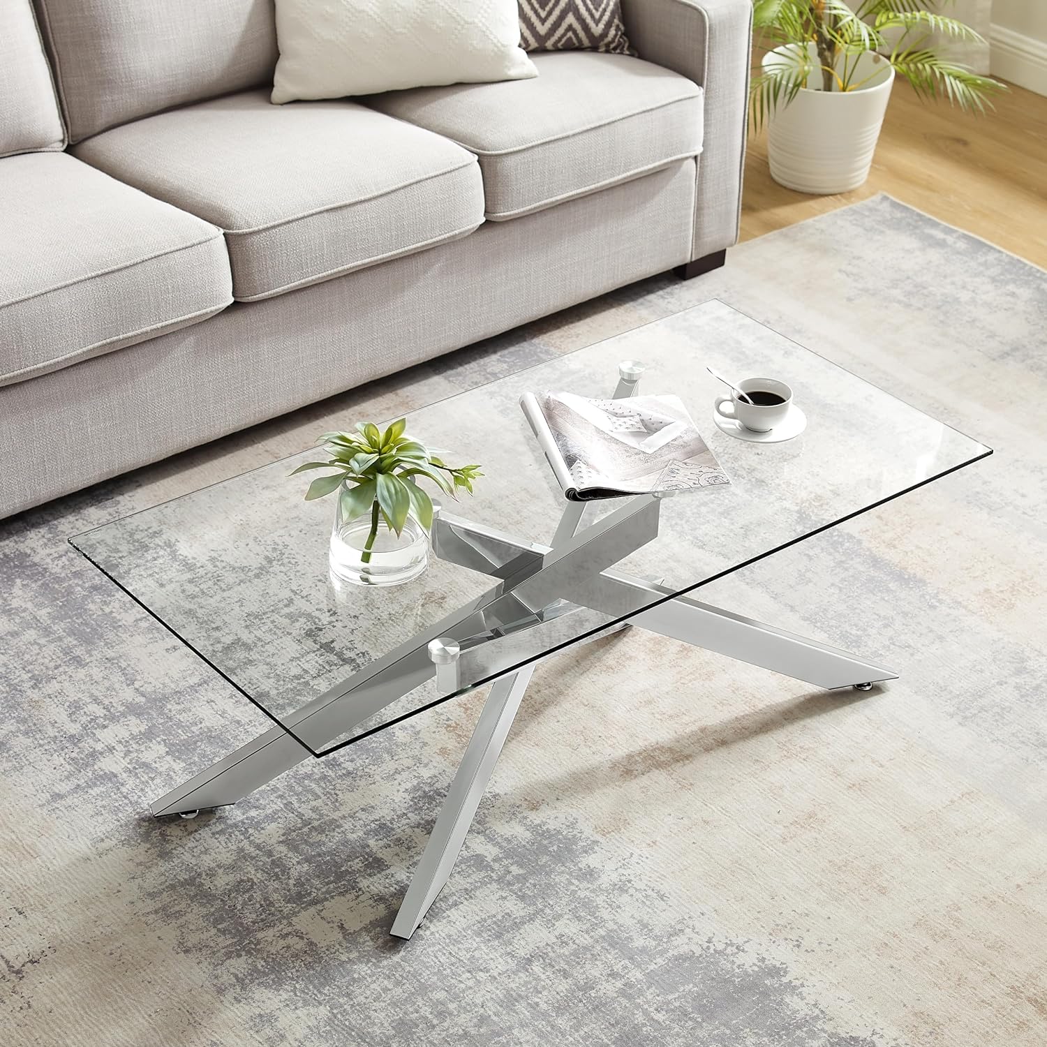 Silver Coffee Table